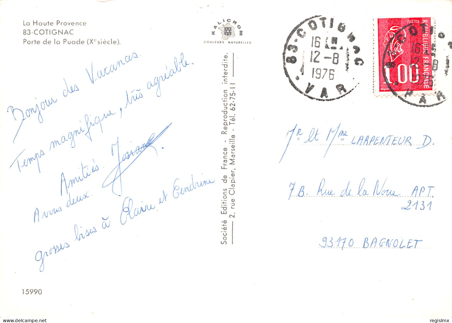 83-COTIGNAC-N°T2758-C/0013 - Cotignac