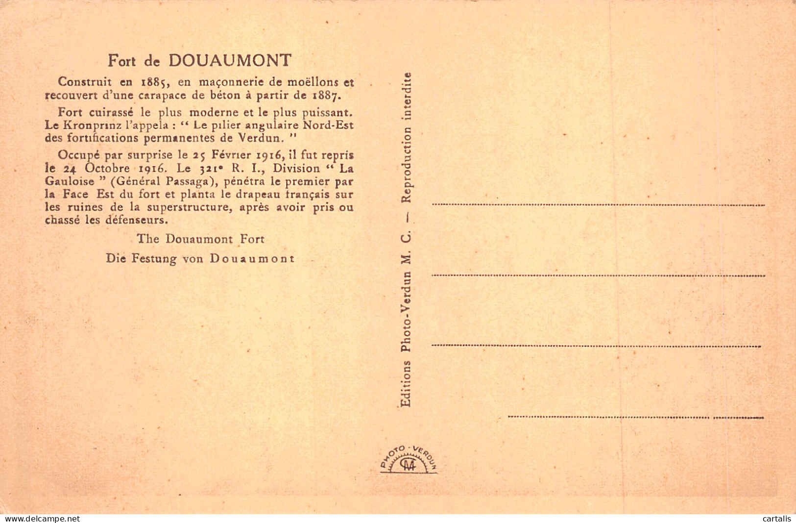 55-DOUAUMONT-N°C-4354-E/0121 - Douaumont