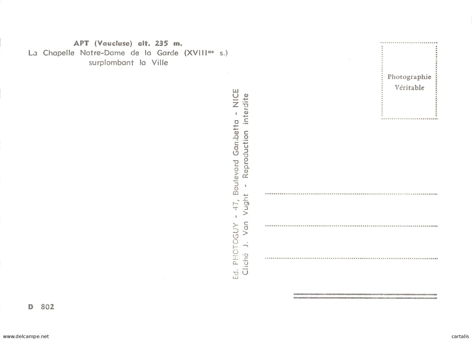 84-APT-N°C-4355-C/0085 - Apt