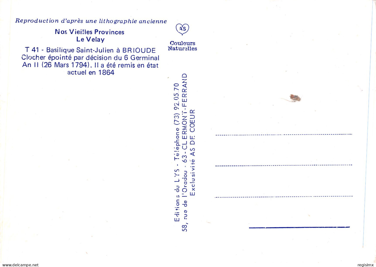 43-BRIOUDE-N°T2759-C/0195 - Brioude