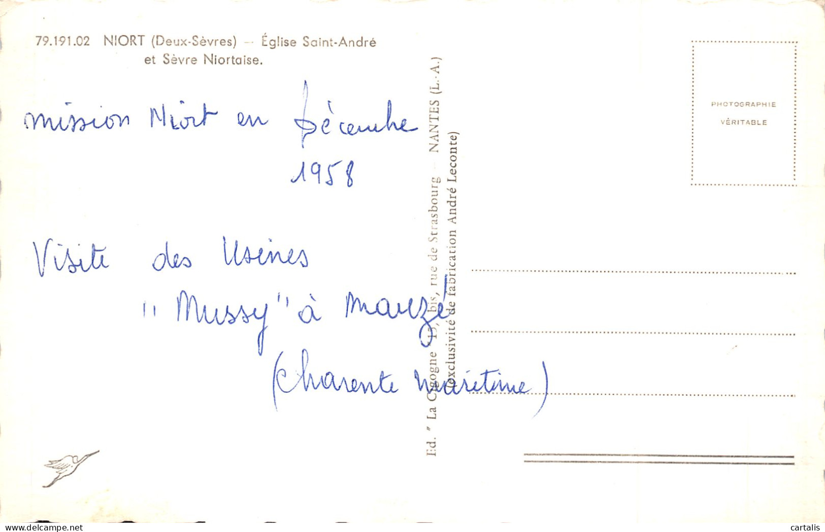 79-NIORT-N°C-4355-E/0107 - Niort