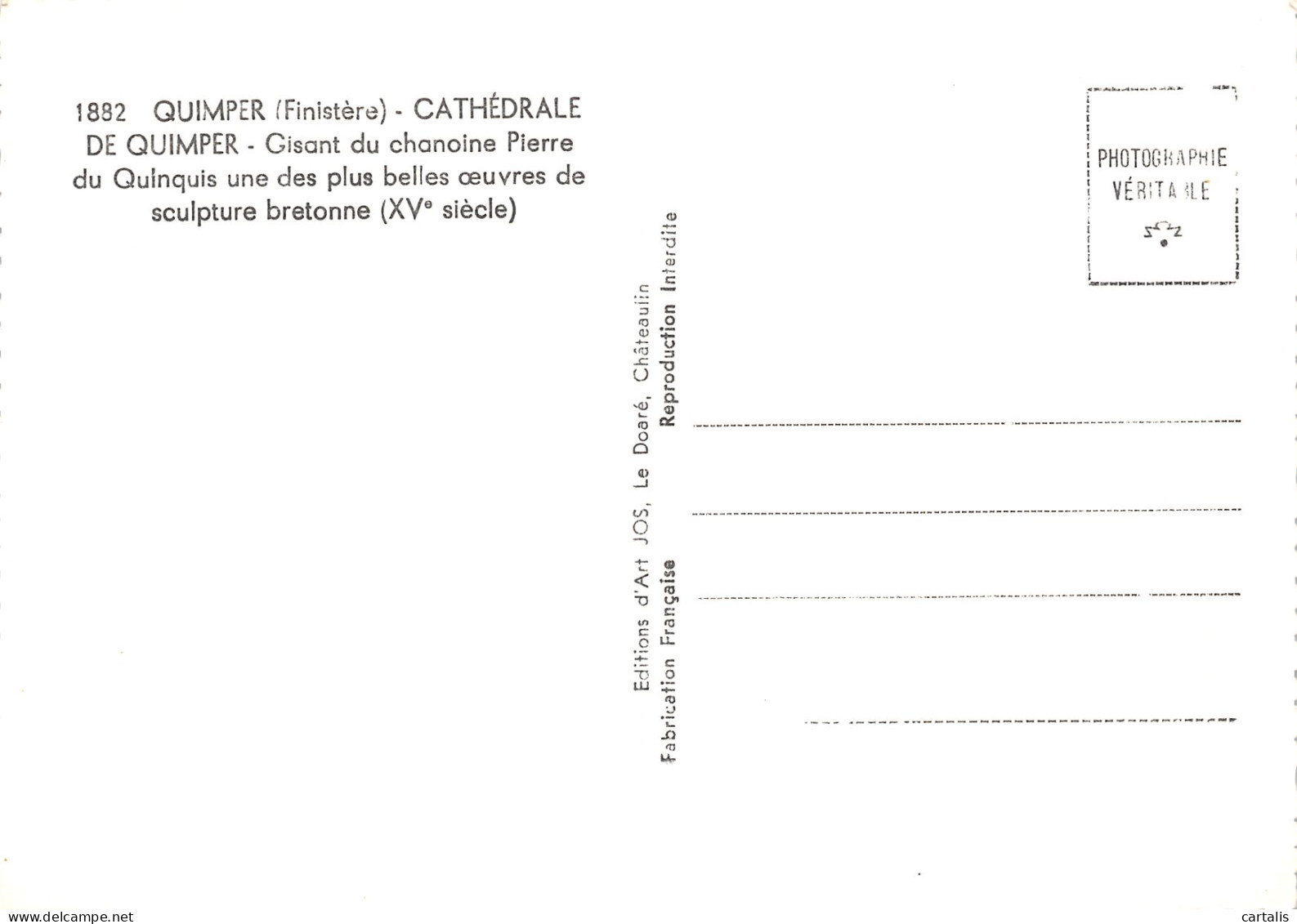 29-QUIMPER-N°C-4355-D/0337 - Quimper