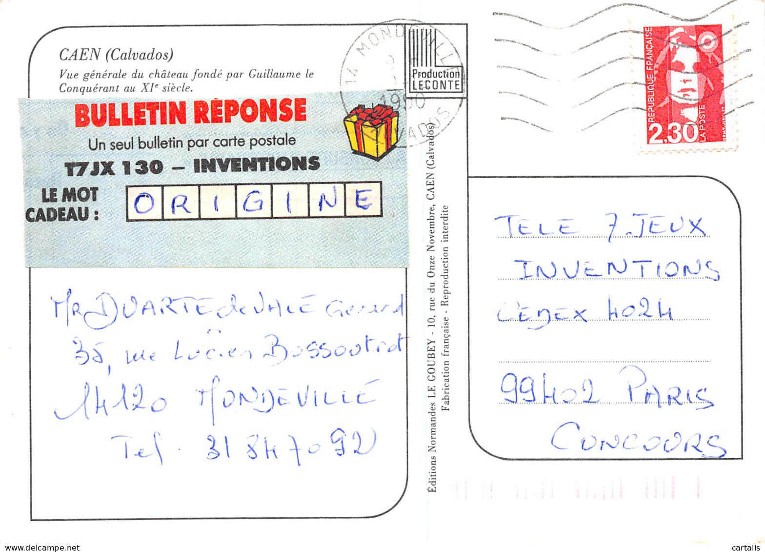 14-CAEN-N°C-4355-D/0355 - Caen