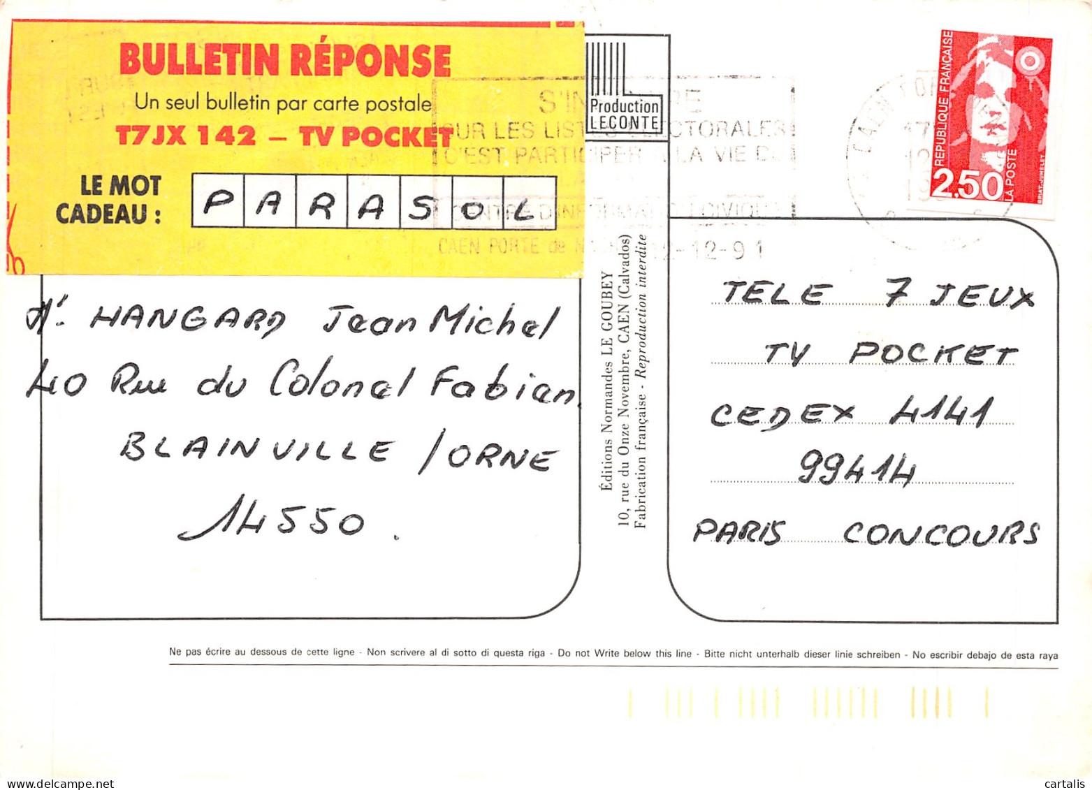 14-CAEN-N°C-4355-D/0353 - Caen