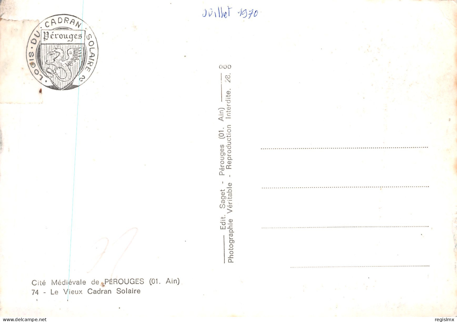 01-PEROUGES-N°T2761-C/0177 - Pérouges