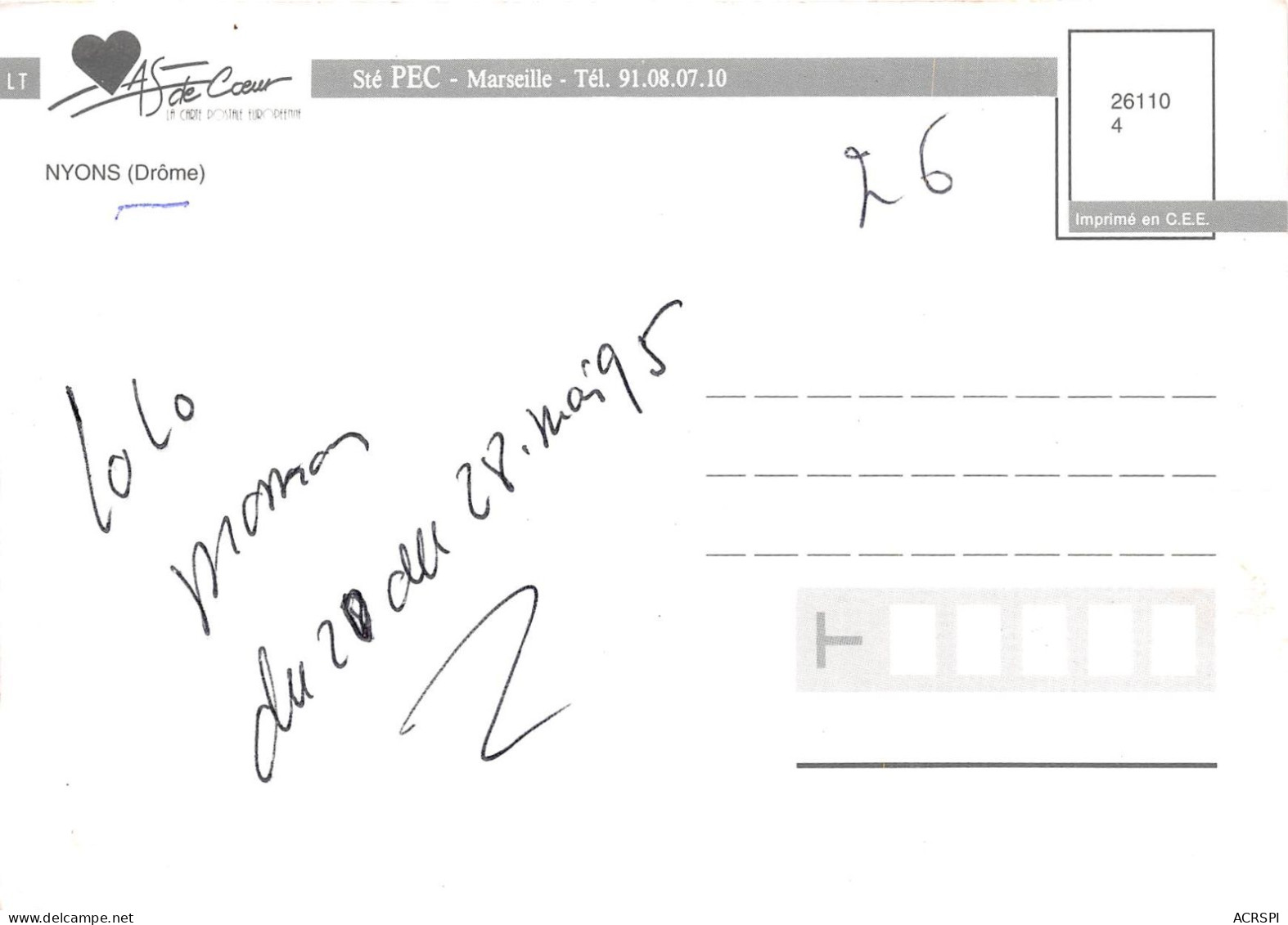 NYONS 7(scan Recto-verso) MA2191 - Nyons