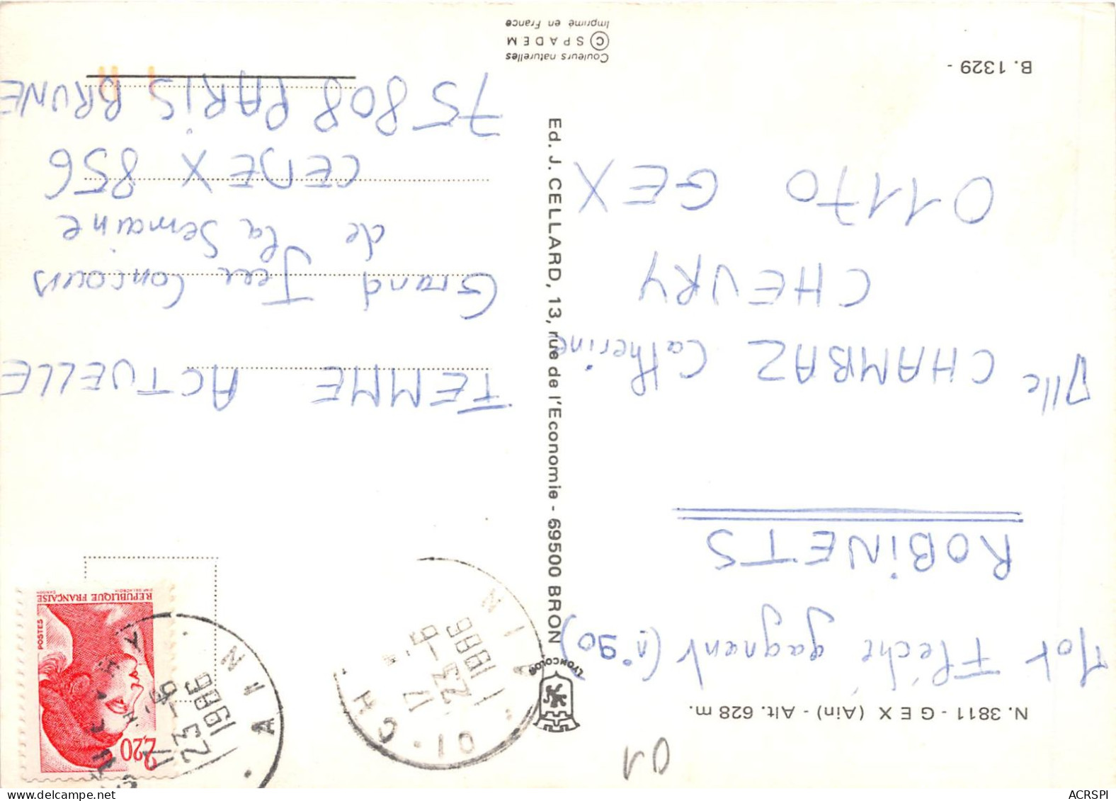 GEX 6(scan Recto-verso) MA2205 - Gex