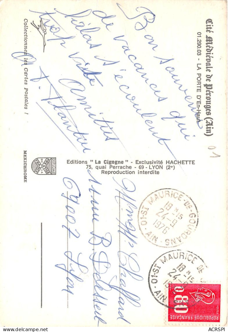 PEROUGES La Porte D En Haut 24(scan Recto-verso) MA2262 - Pérouges