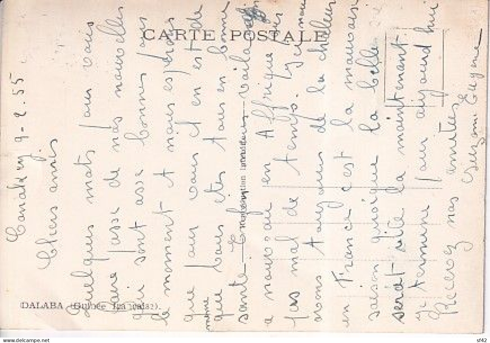 DALABA                 BATIMENT - Französisch-Guinea