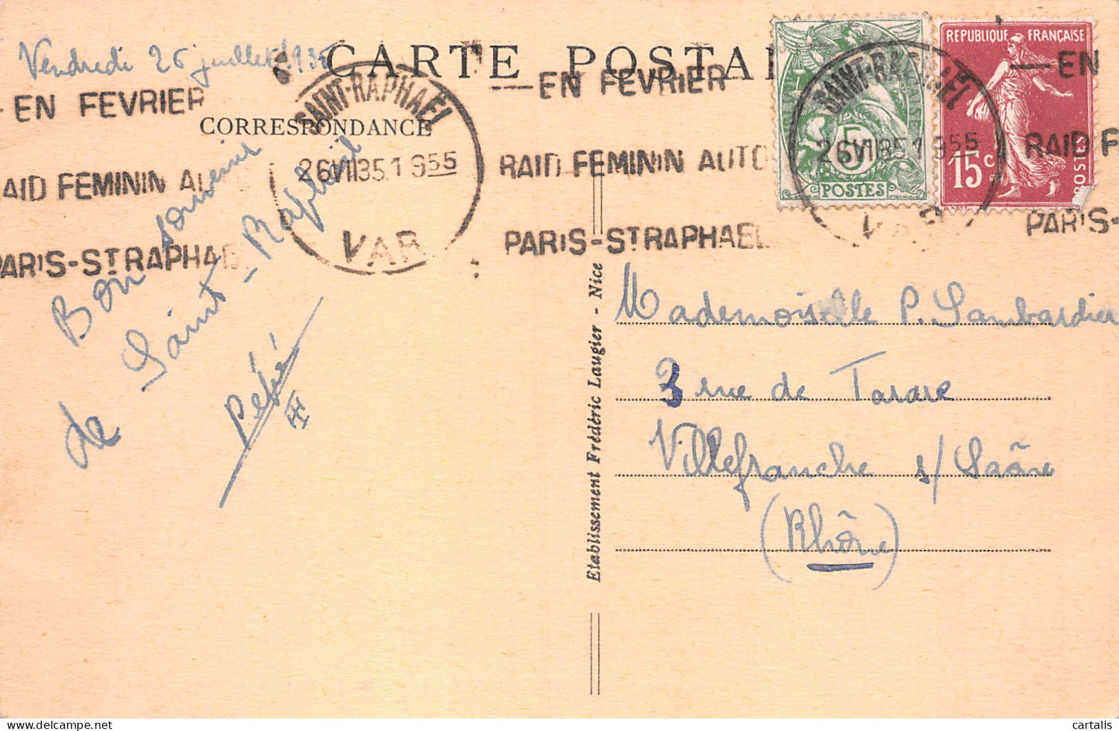 83-SAINT RAPHAEL-N°LP5121-E/0387 - Saint-Raphaël