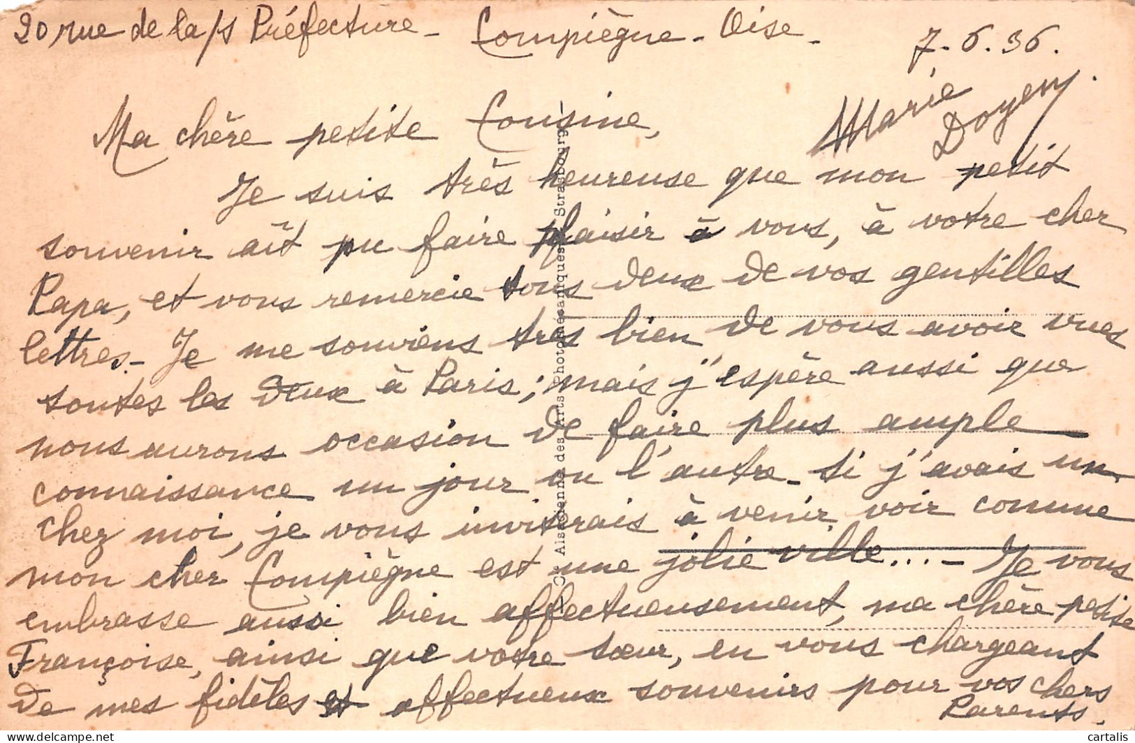 60-COMPIEGNE LE CHATEAU-N°LP5121-D/0075 - Compiegne