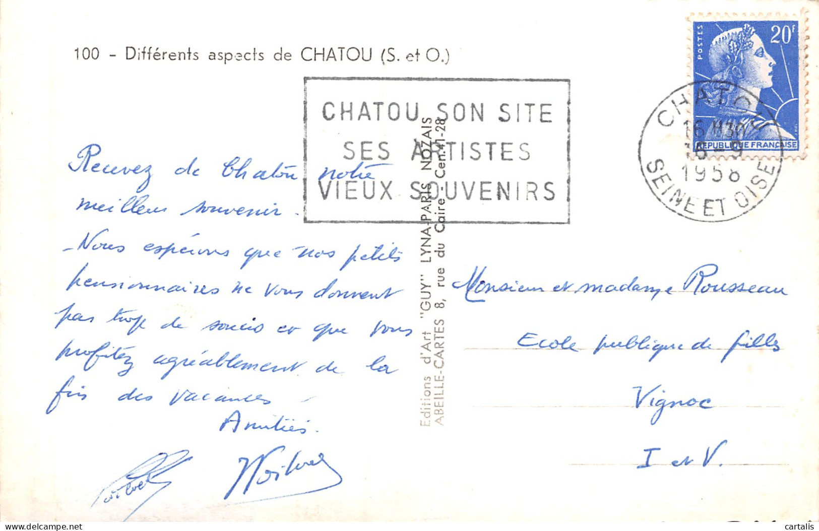 78-CHATOU -N°LP5122-C/0357 - Chatou