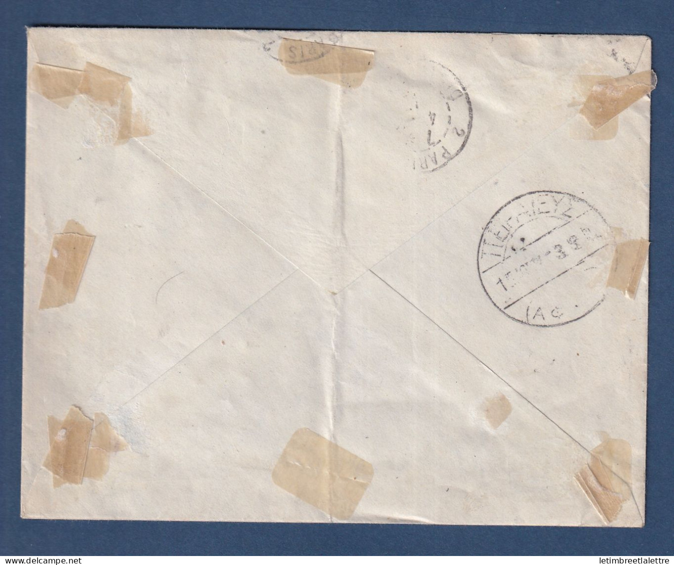 Grèce - Samos YT N° 9 à 14 - Recommandé De Vathy Pour La France - 1913 - Samos