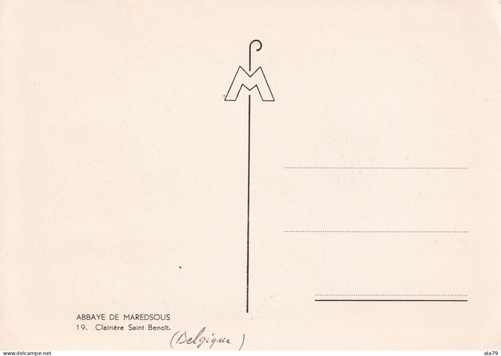 Abbaye De Maredsous   Clairière Saint Benoît - Anhée