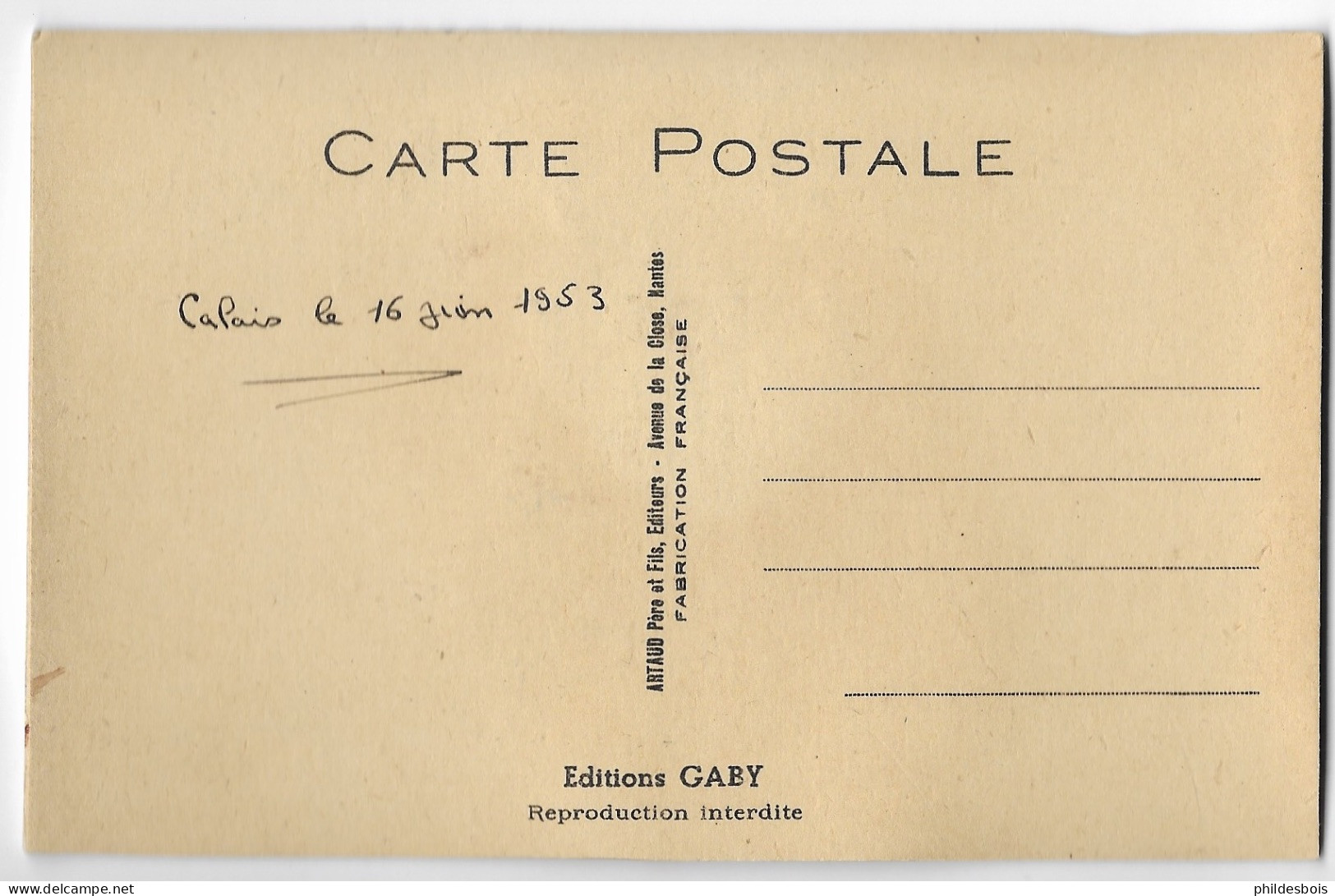 PAS DE CALAIS  CALAIS   Carte A Systeme Complet - Calais
