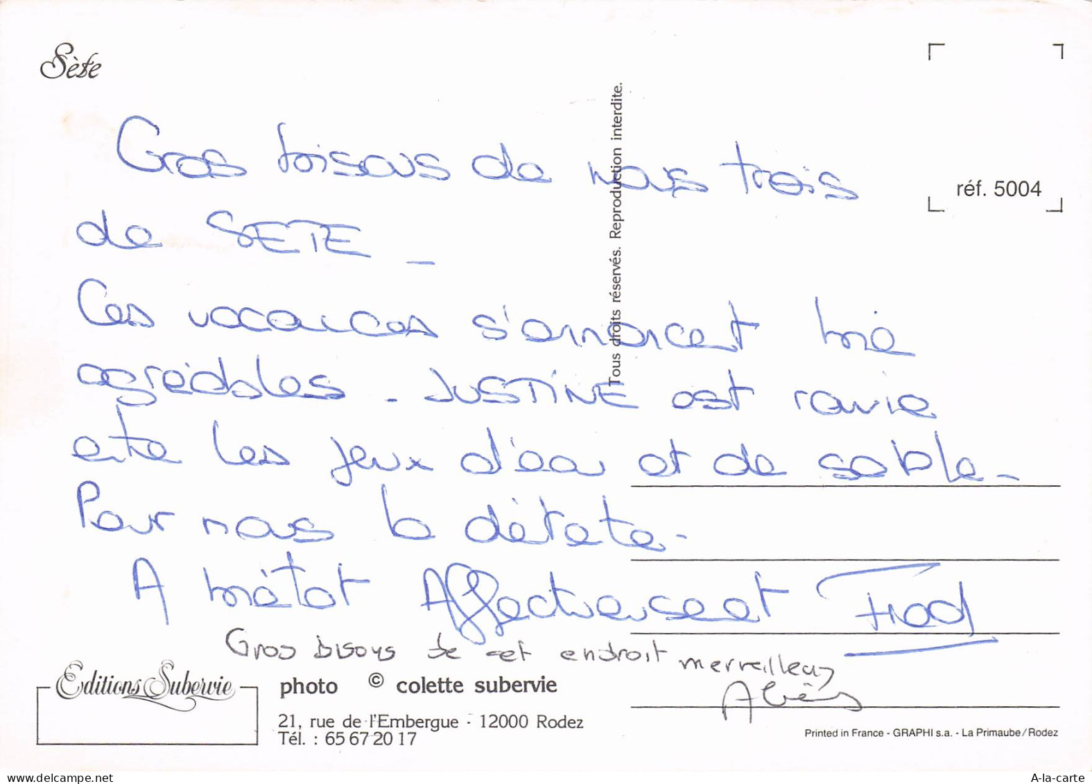 34 SETE CANAL ROYAL - Sete (Cette)