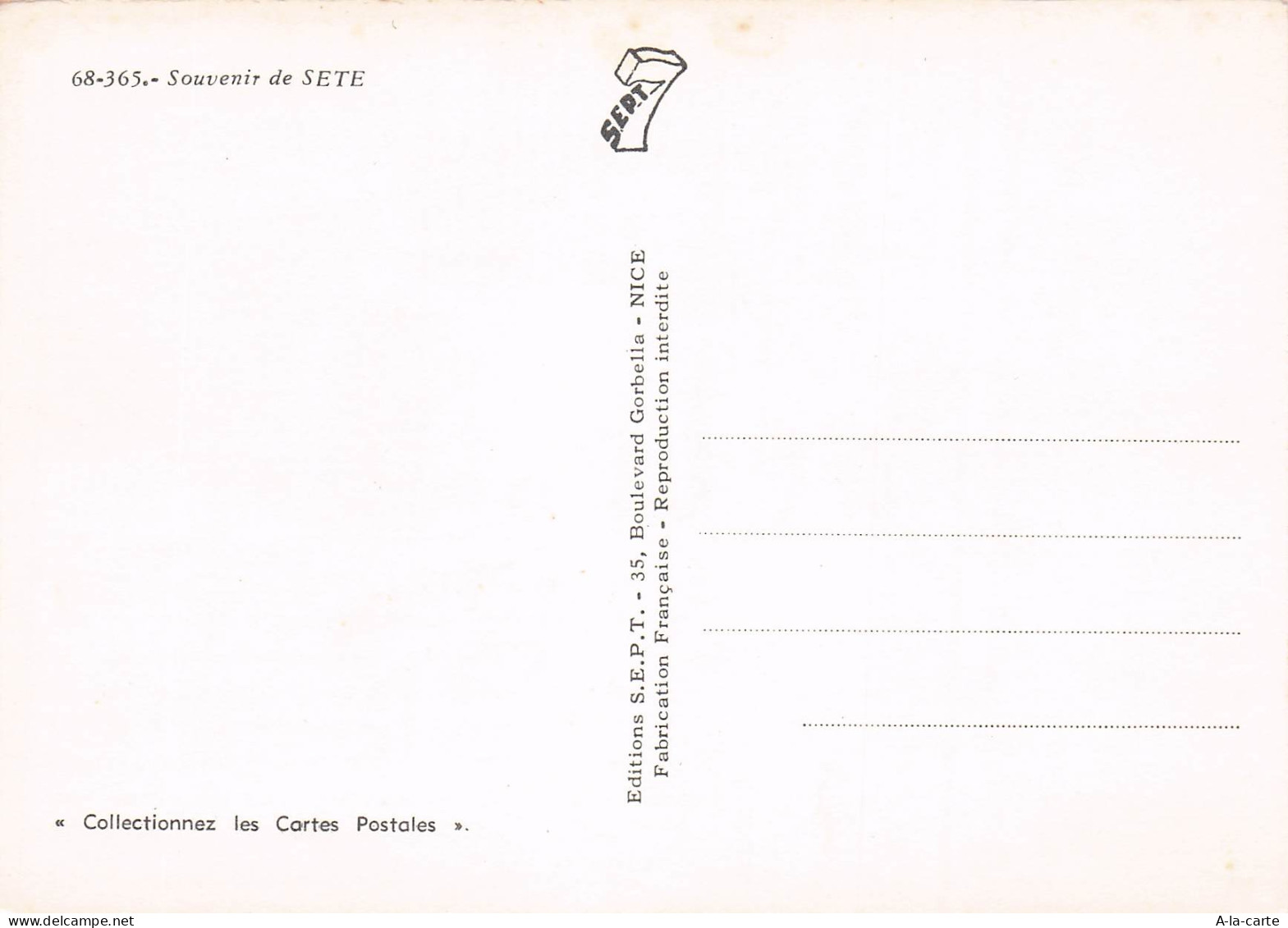 34 SETE CANAL ET QUAIS - Sete (Cette)