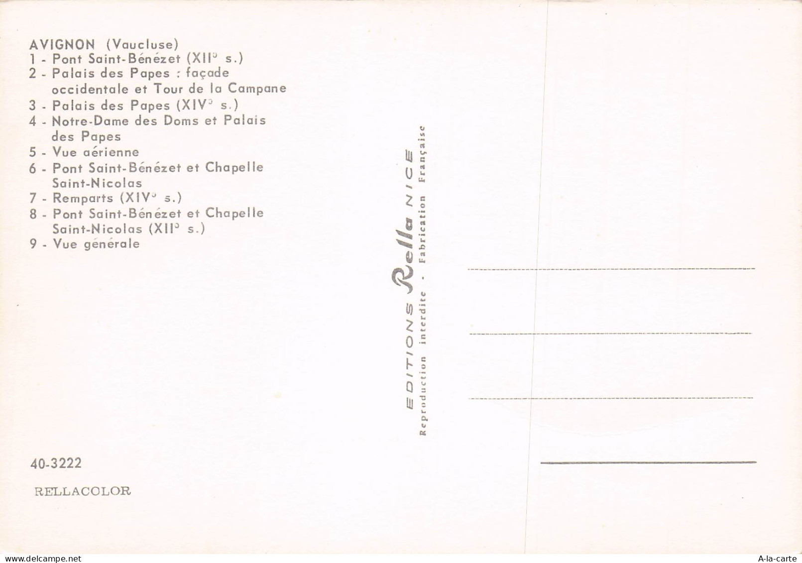 84 AVIGNON PONT SAINT BENEZET - Avignon