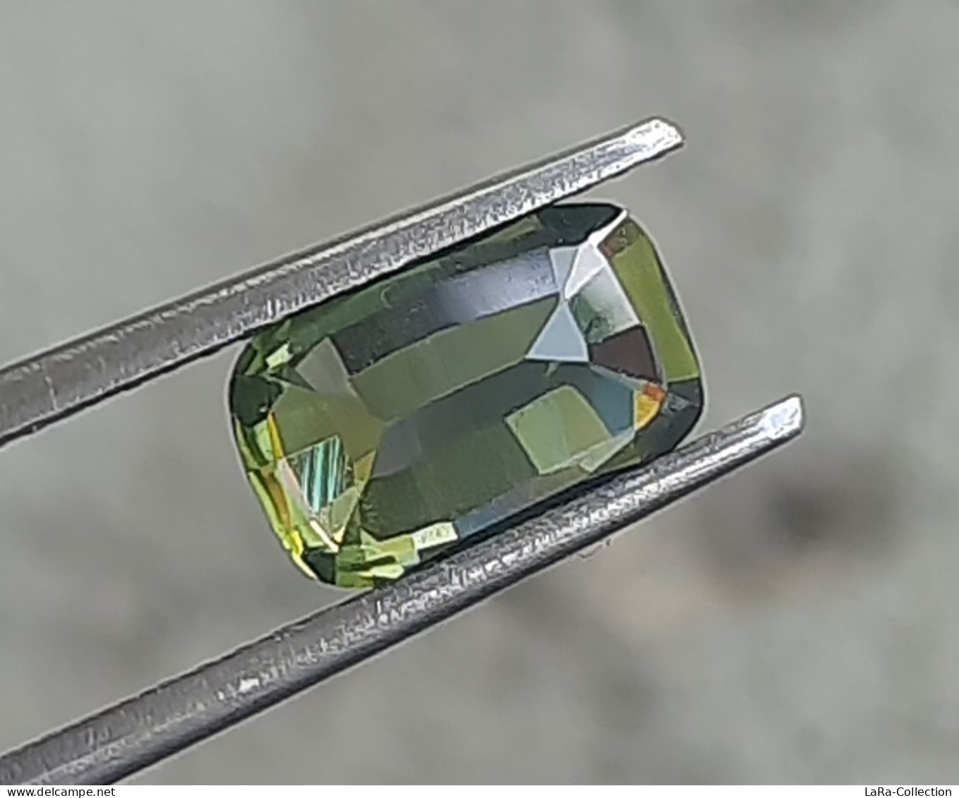 2.18 Ct Natural Untreated Green Zircon Rectangular Cushion Shape Gemstone - Zircon