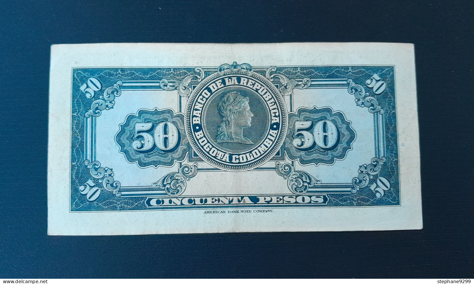 COLOMBIE 50 PESOS 1958 - Colombie