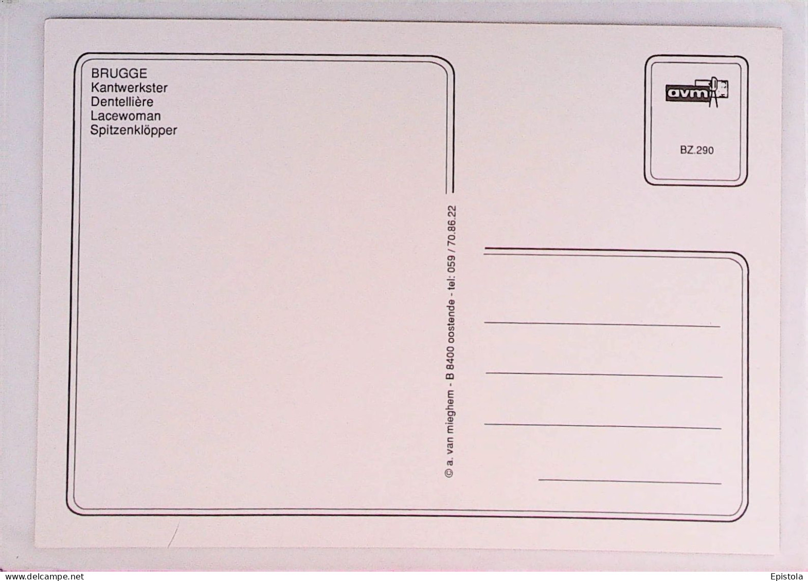 ►     Brugges   Dentellière Costume - Kunsthandwerk