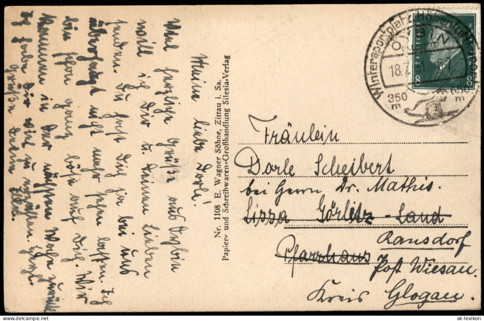 Ansichtskarte Oybin Der Scharfenstein Oberlausitz 1931 - Oybin