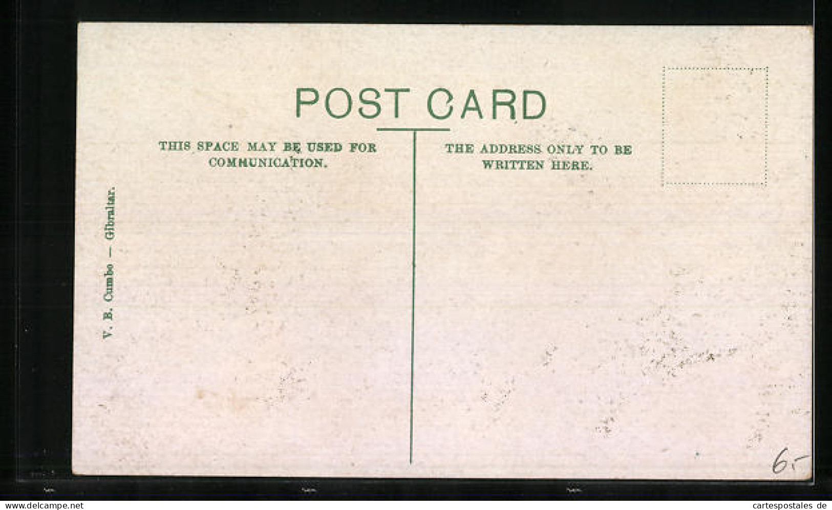 Postal Gibraltar, Governor`s Cottage - Gibraltar