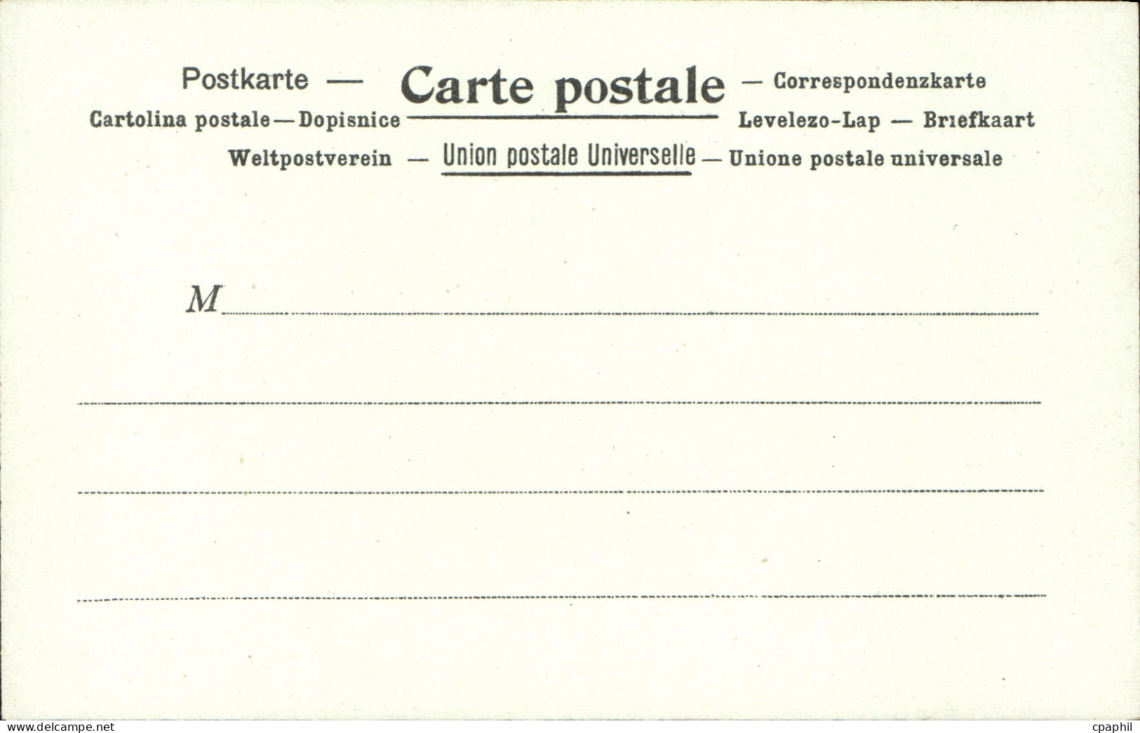 CPA La Poste A La Trinidad - Briefmarken (Abbildungen)