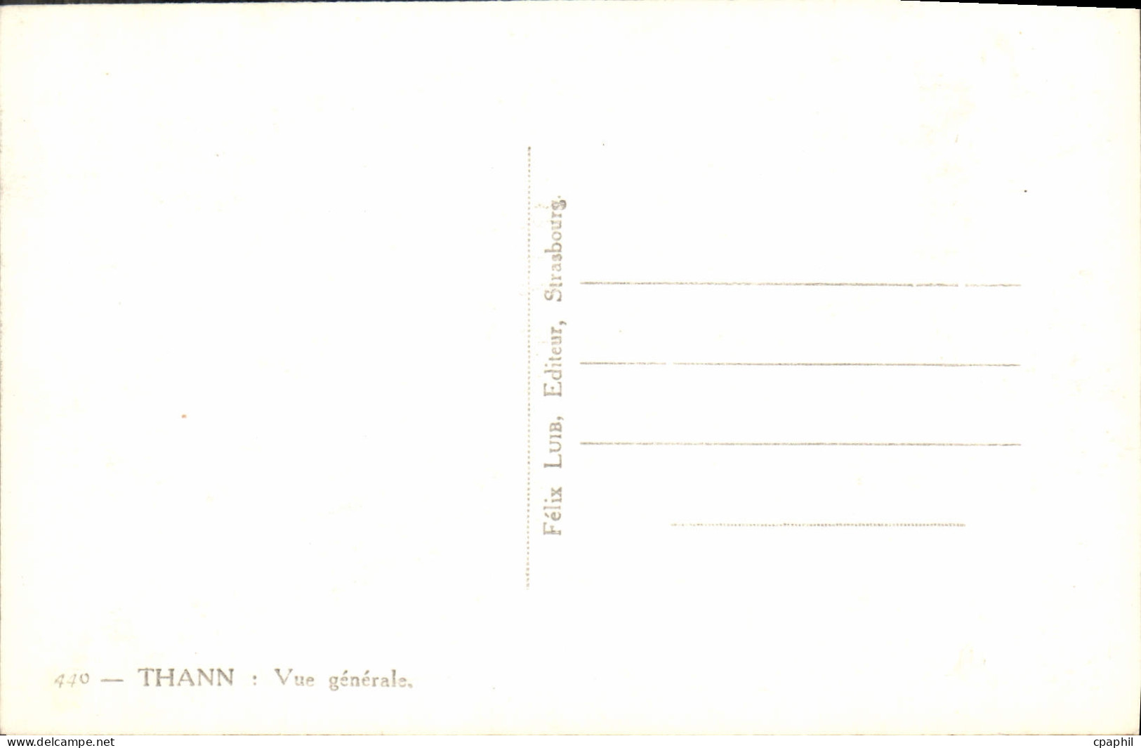 CPM Thann Vue Generale - Thann