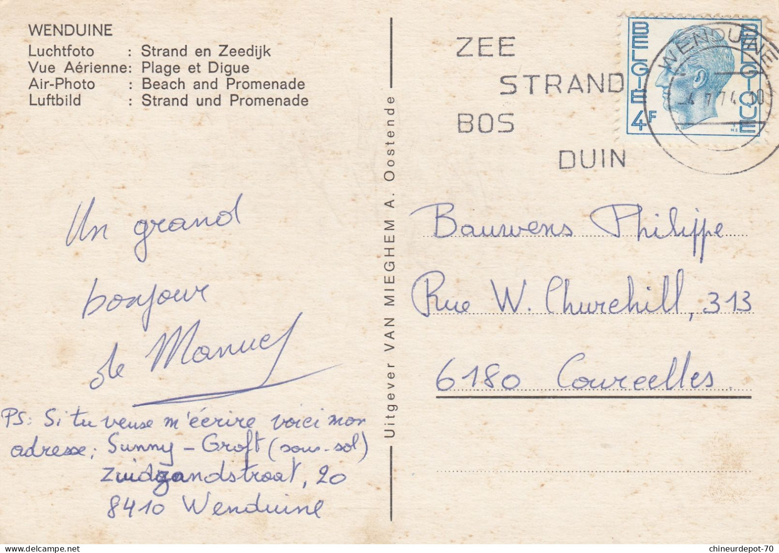 WENDUINE  PLAGE ET DIGUE - Wenduine