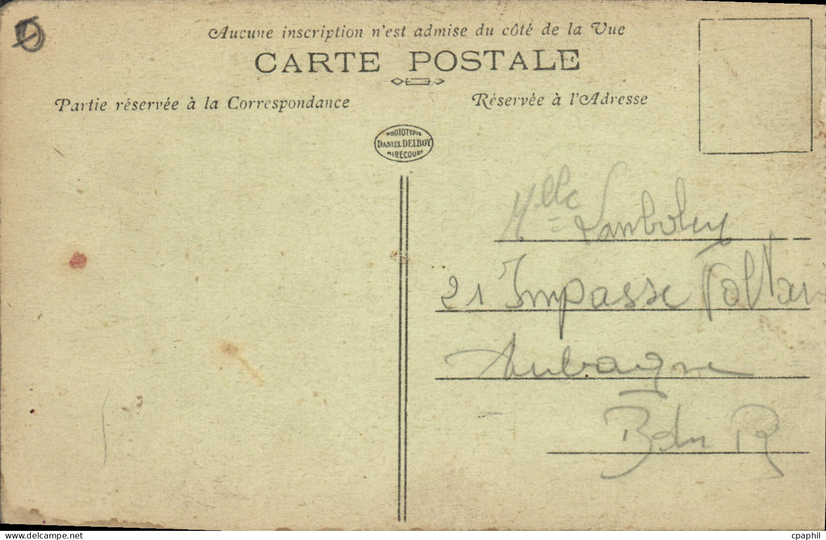 CPA Poste Tunis - Poste & Facteurs