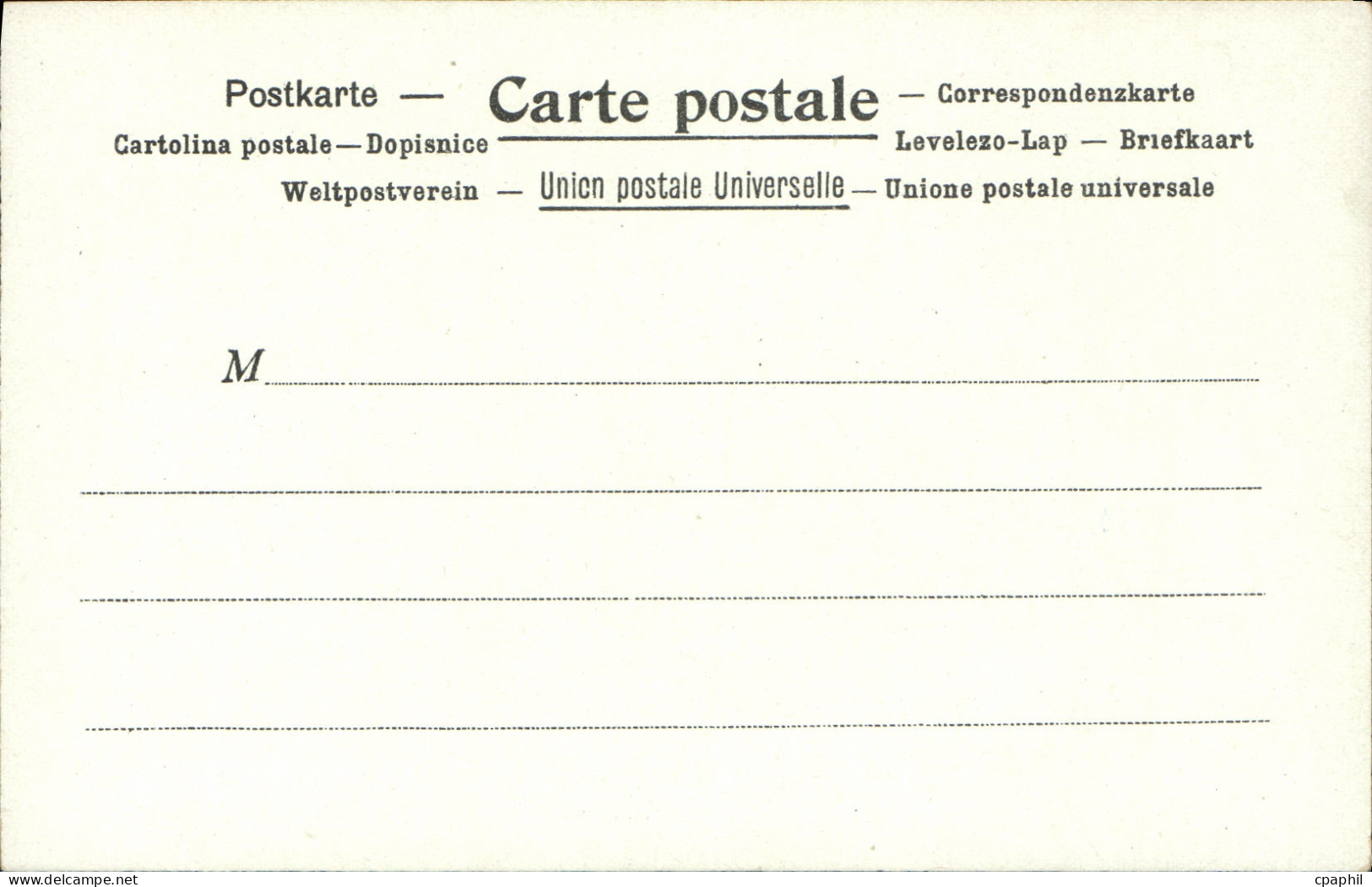 CPA La Poste Au Cachemire Inde - Briefmarken (Abbildungen)