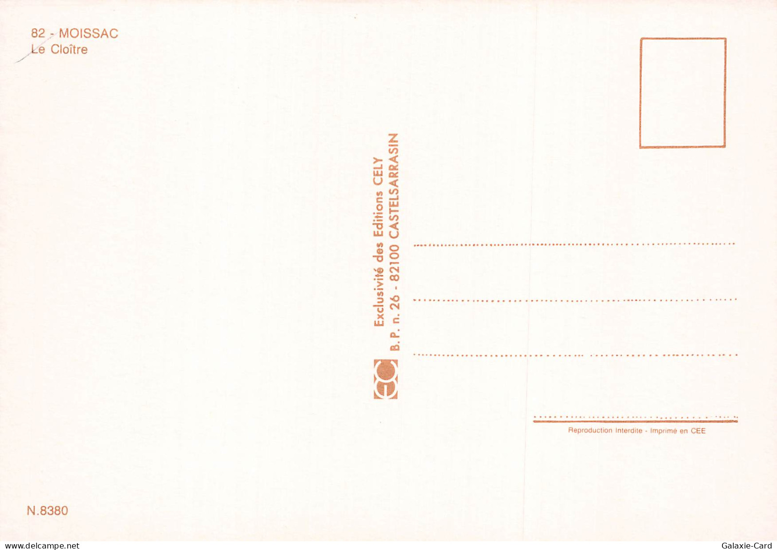 82 MOISSAC LE CLOITRE - Moissac