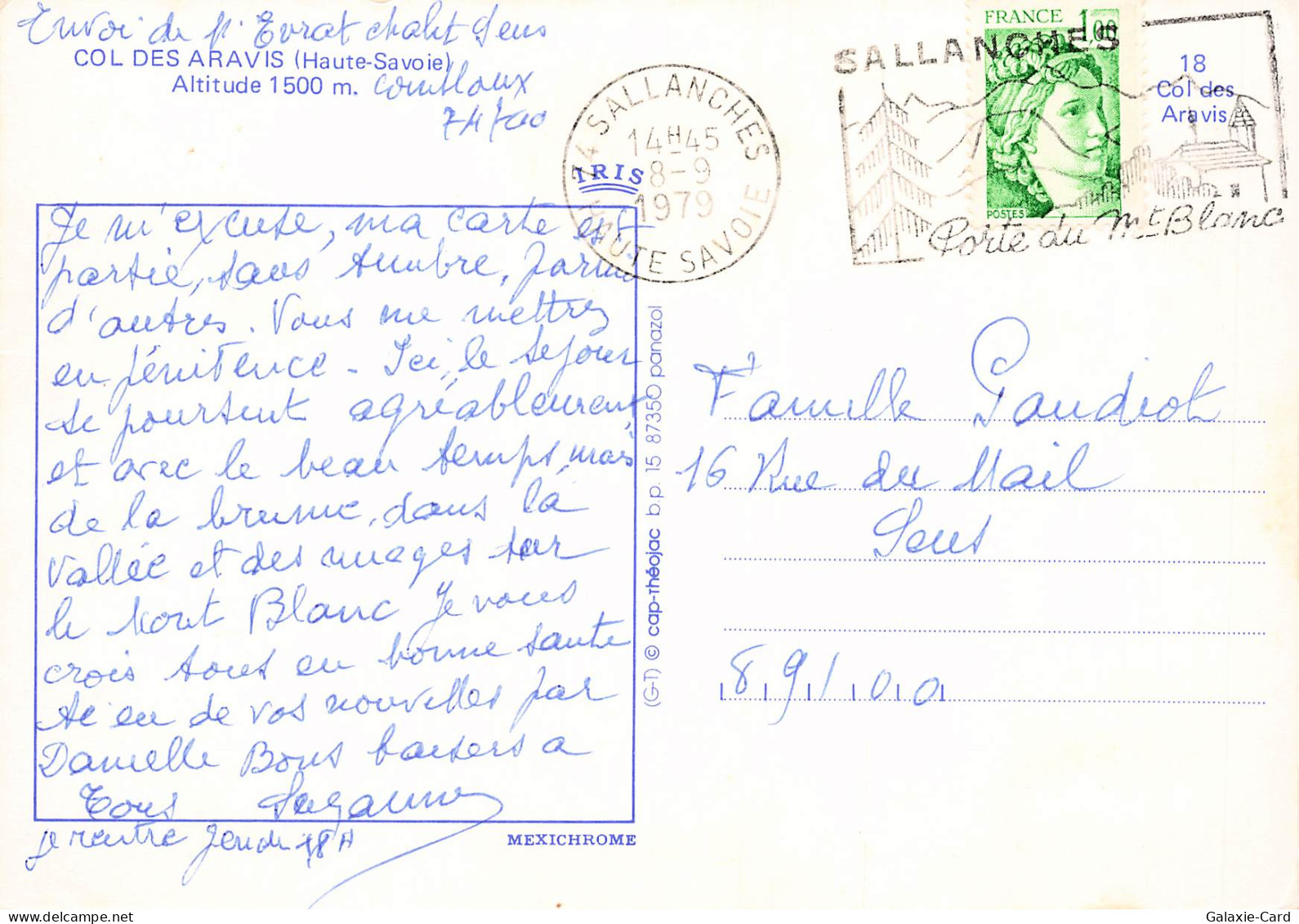 74 SALLANCHES COL DES ARAVIS - Sallanches