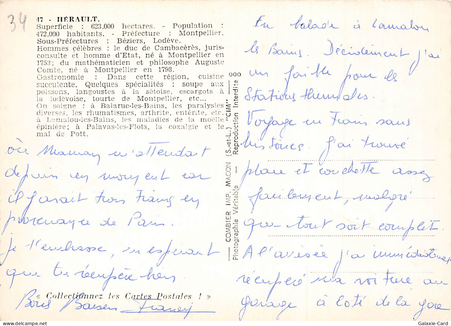 34 MONTPELLIER AUGUSTE COMTE - Montpellier