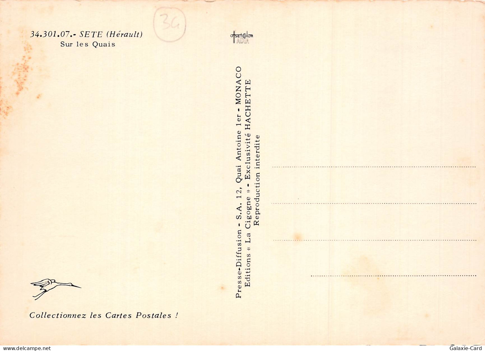 34 SETE SUR LES QUAIS - Sete (Cette)