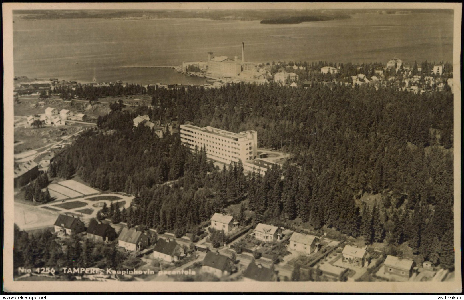 Postcard Tampere Luftbild 1932 - Finnland