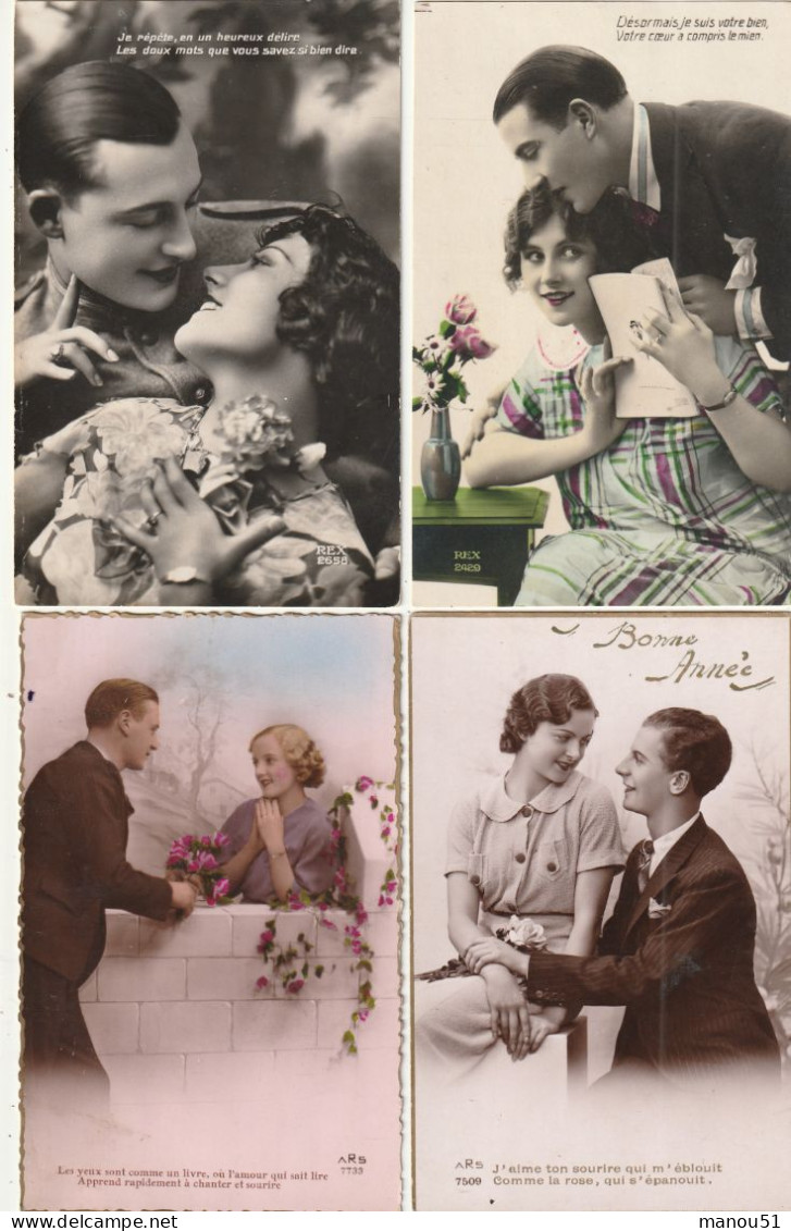 COUPLES - Lot De 20 CPSM - Paare