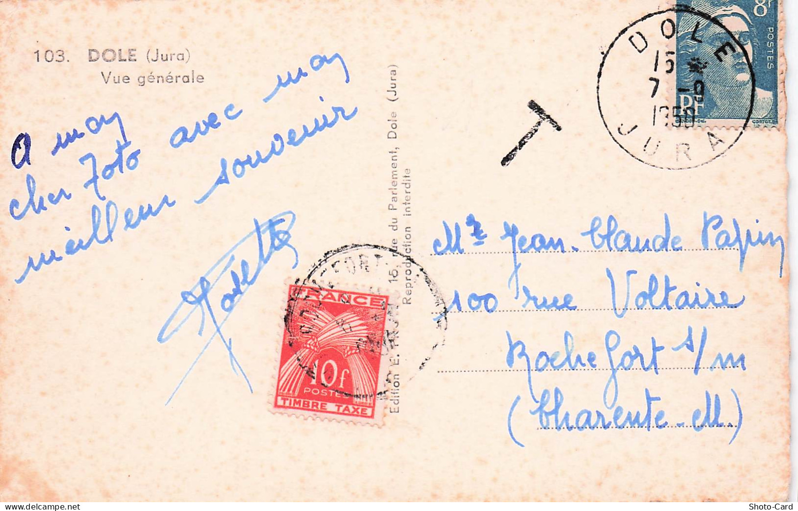 39 DOLE VUE GENERALE - Dole