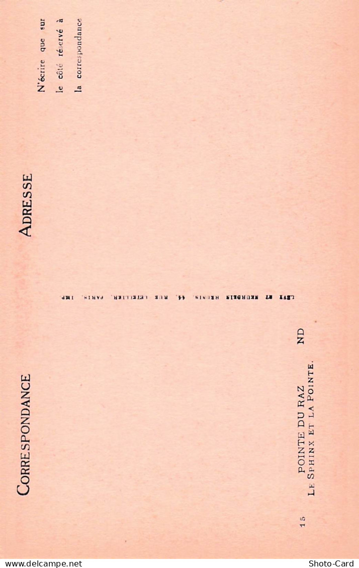 29 PLOGOFF POINTE DU RAZ - Plogoff