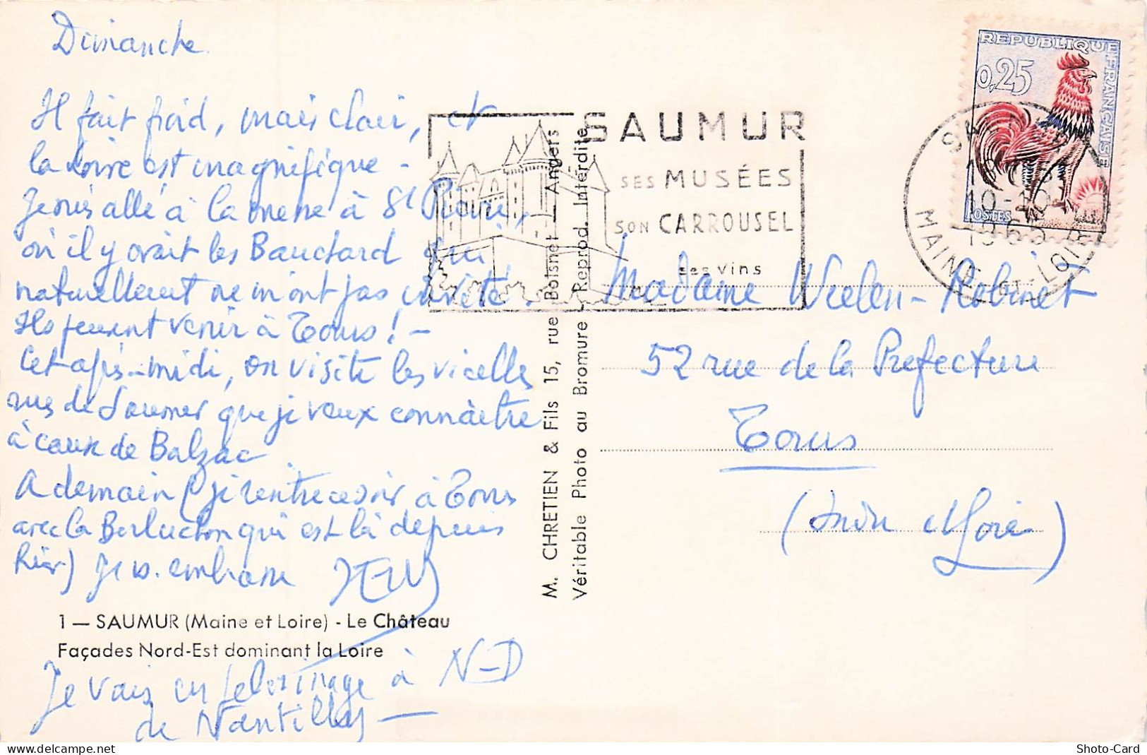 49 SAUMUR LE CHATEAU - Saumur