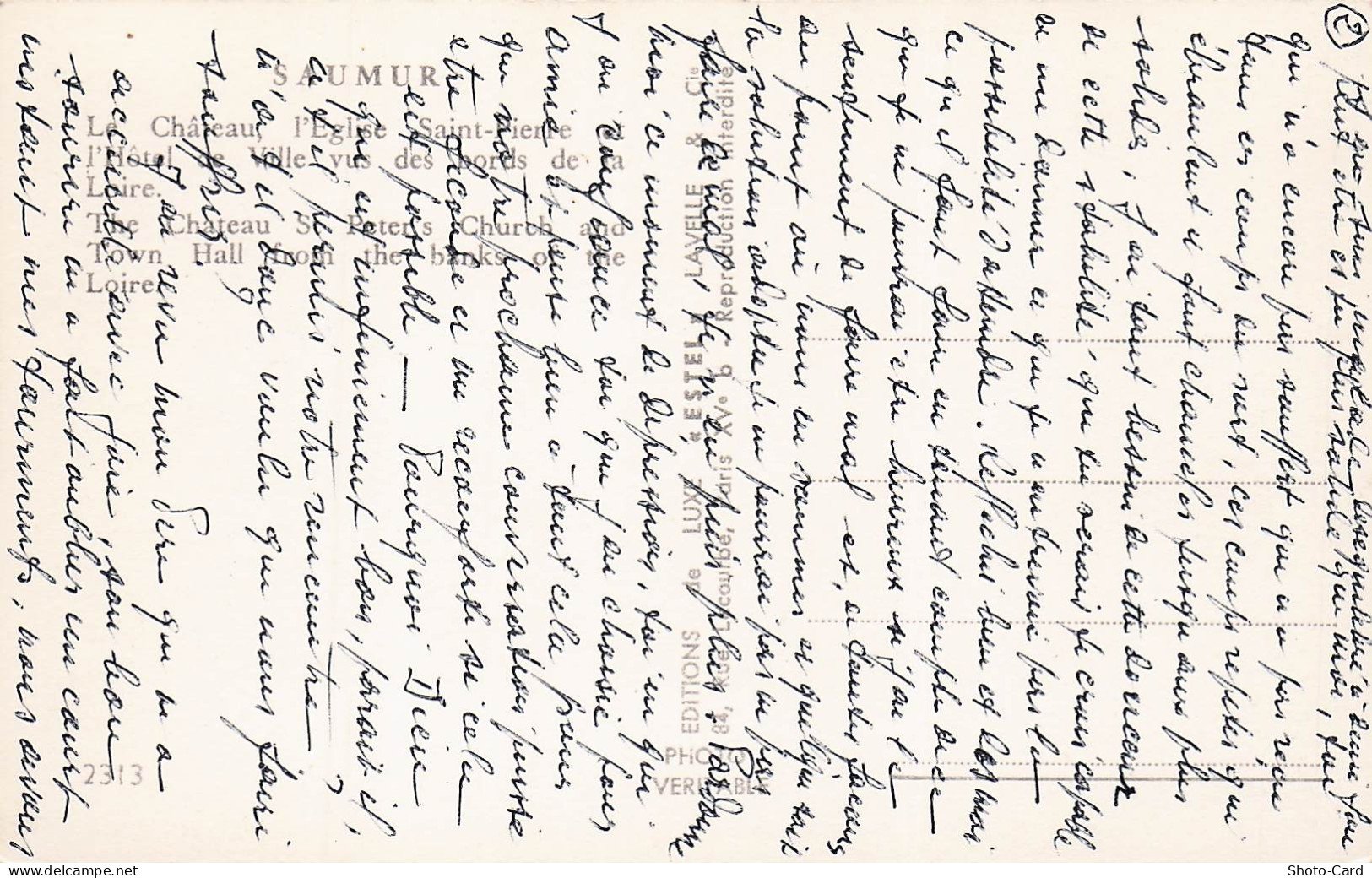 49 SAUMUR CHATEAU - Saumur