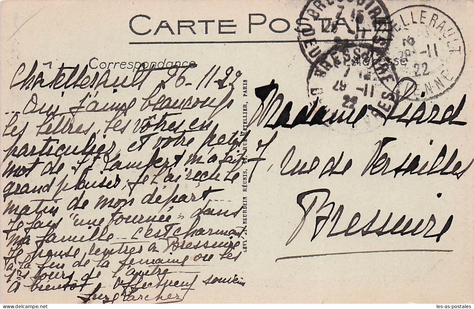 86 CHATELLERAULT LE BOULEVARD BLOSSAC - Chatellerault