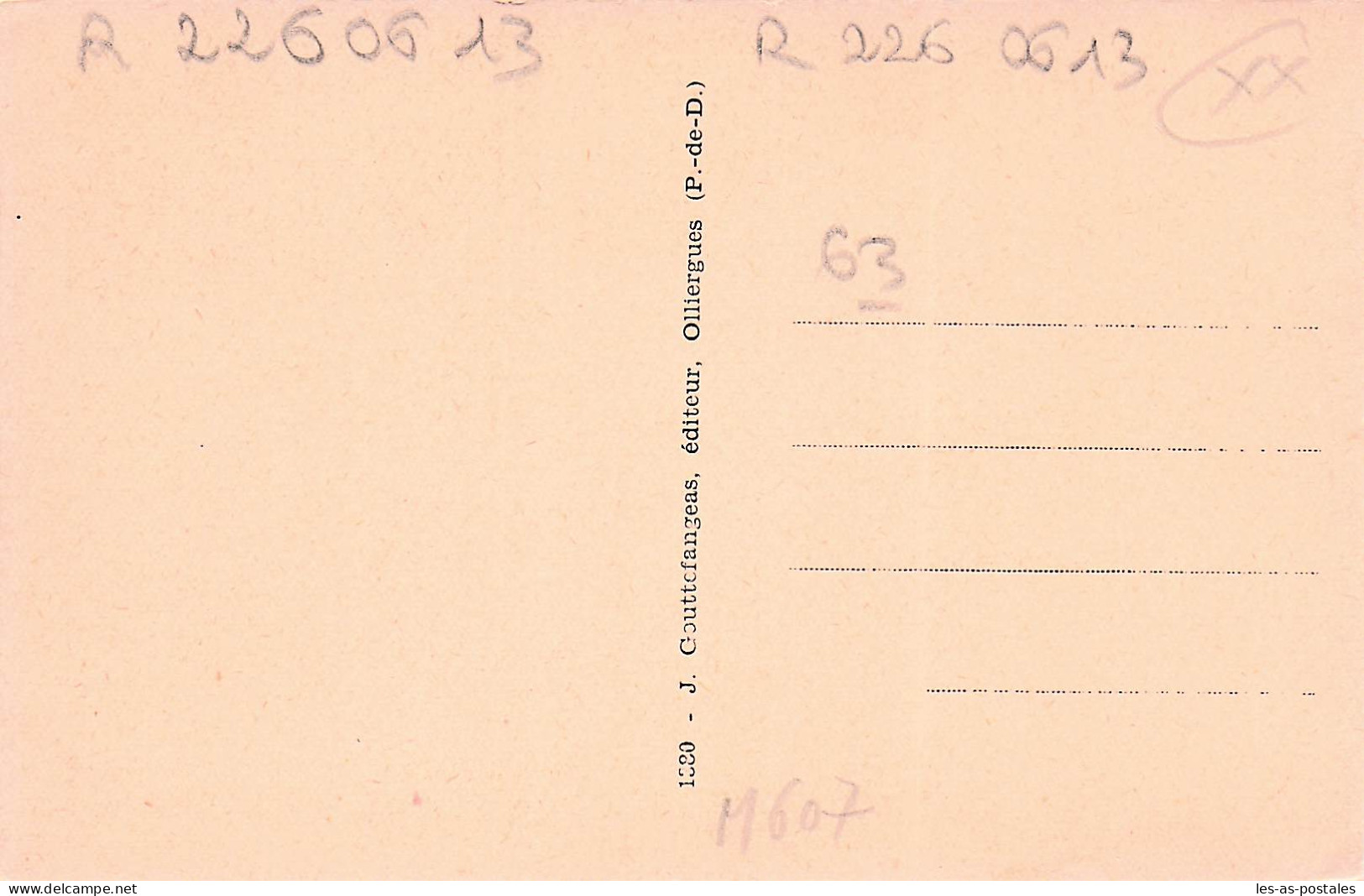 63 CHATEL GUYON CHATEAU DE CHAZERON - Châtel-Guyon