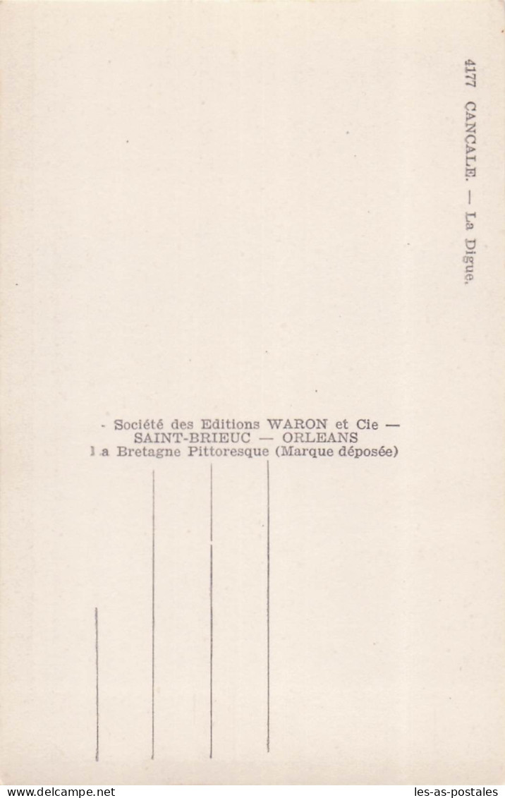 35 CANCALE LA DIGUE - Cancale