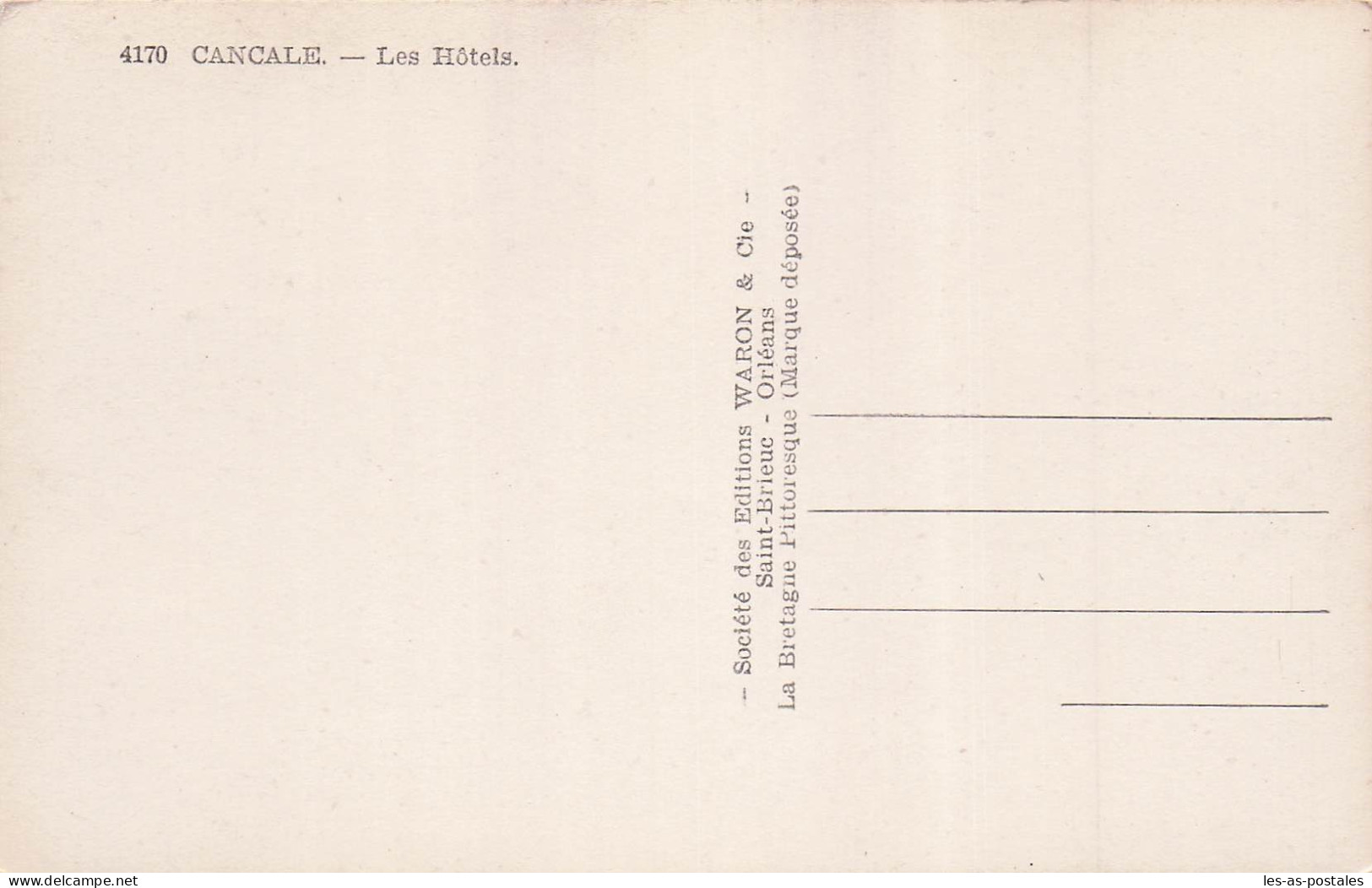 35 CANCALE LES HOTELS - Cancale