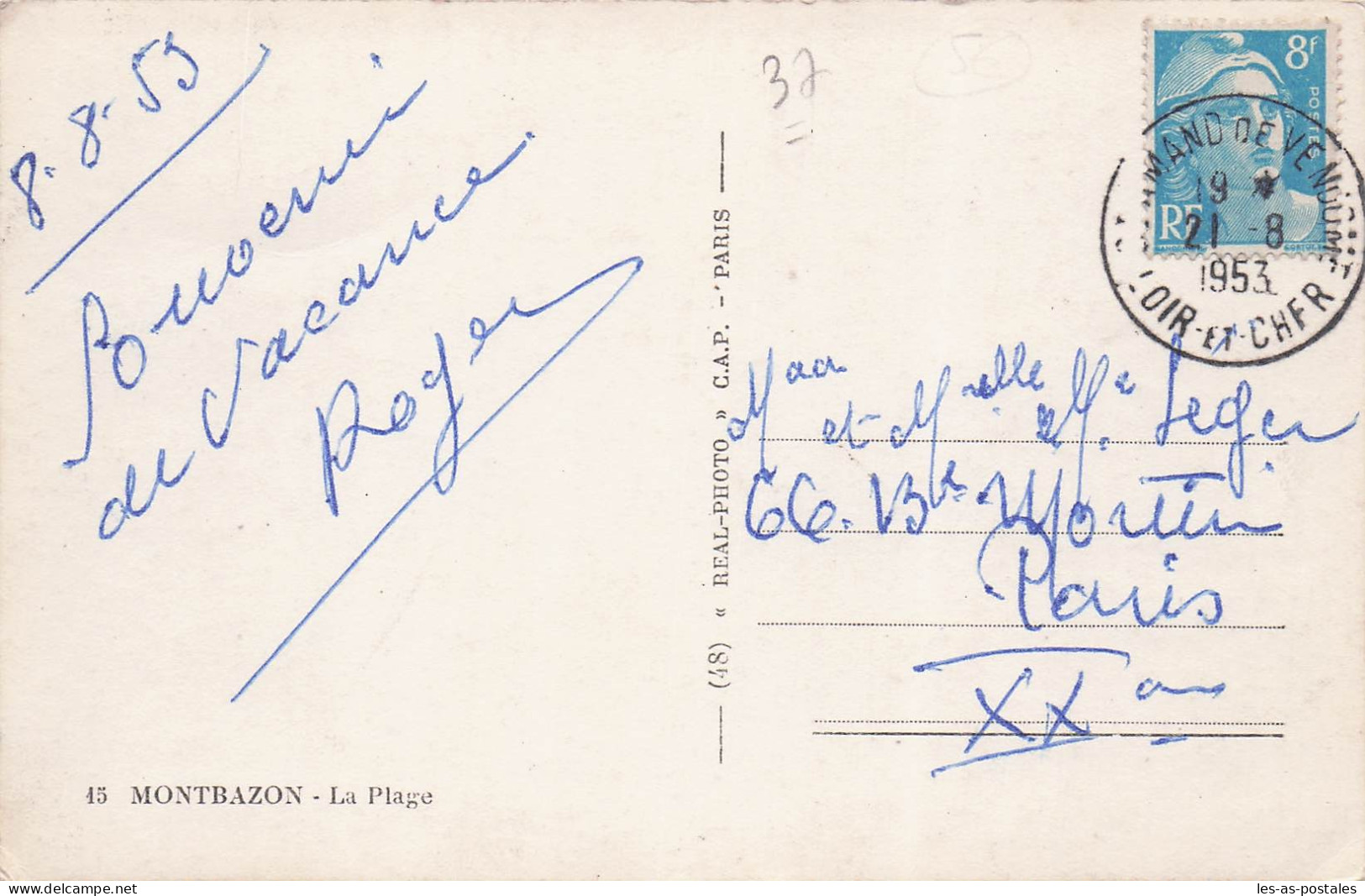 37 MONTBAZON LA PLAGE - Montbazon