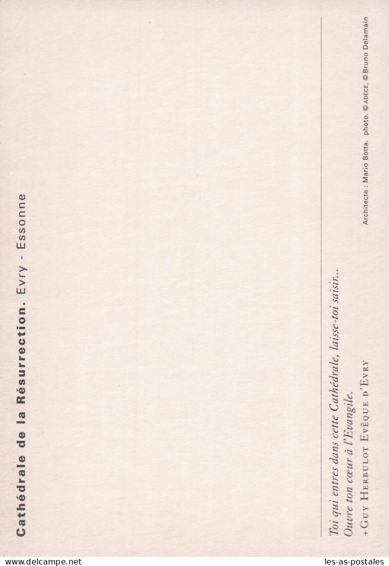 91 EVRY CATHEDRALE DE LA RESURRECTION - Evry