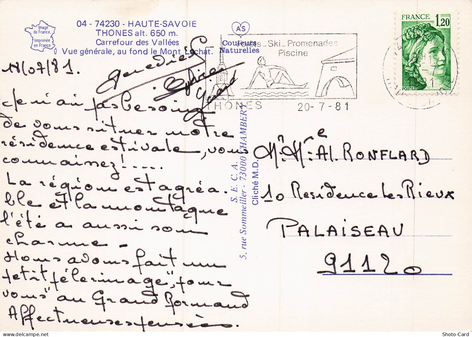 74 THONES CARREFOUR DES VALLEES - Thônes