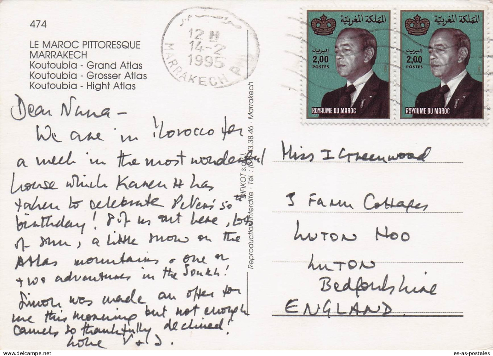 MAROC MARRAKECH GRAND ATLAS - Marrakech